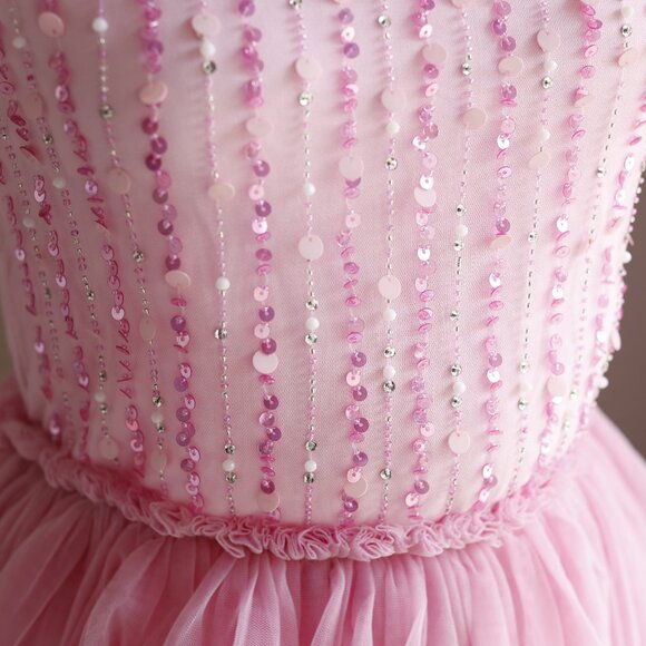 Tutu Du Monde Pink Tutu Dress Light Sound Party Portrait Wedding Recital NWT - Picture 3 of 9